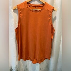 REI Rust Orange Muscle Tank Top